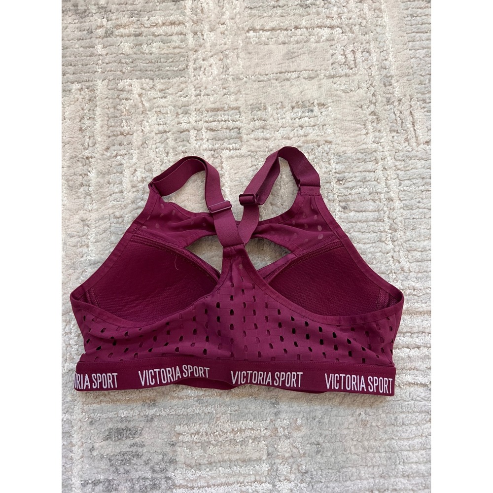 Victoria Sport Incredible Lightweight Sports Bra Maroon Ventilated‎ 32B - Picture 4 of 9